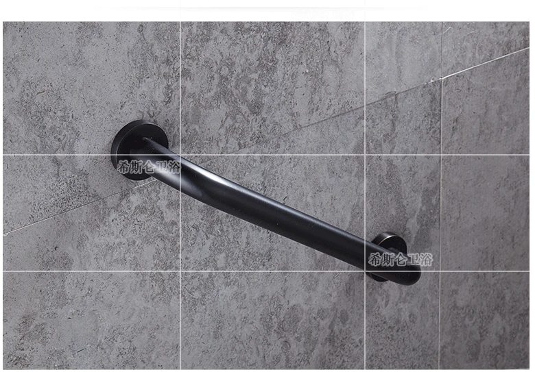 Нержавеющая сталь 35/45 см Ванная комната Ванна Туалет поручень бар хромированный черный душ Детская безопасность Поддержка ручка Полотенца стойки