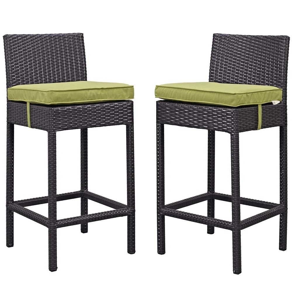 Peridot Lift Bar Stool Outdoor Patio Set of 2