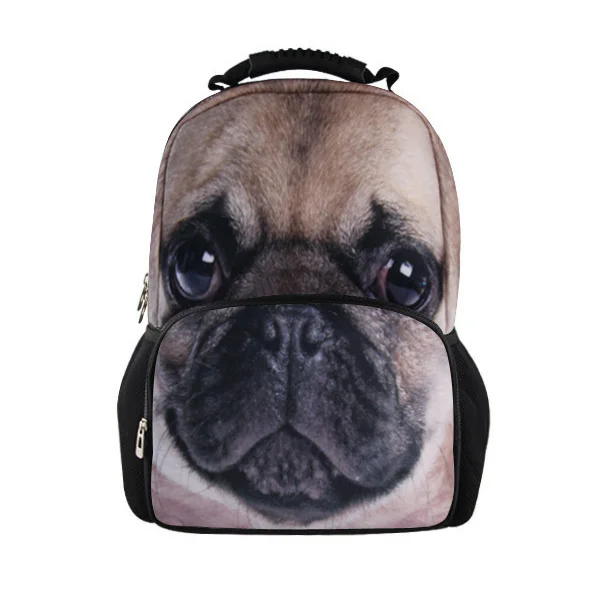 Forudesigns/Повседневные 16 дюймов животного Пудель щенок школьный рюкзак для девочек-подростков женские Путешествия Bagpack Модная молодежная рюкзак - Цвет: 3104