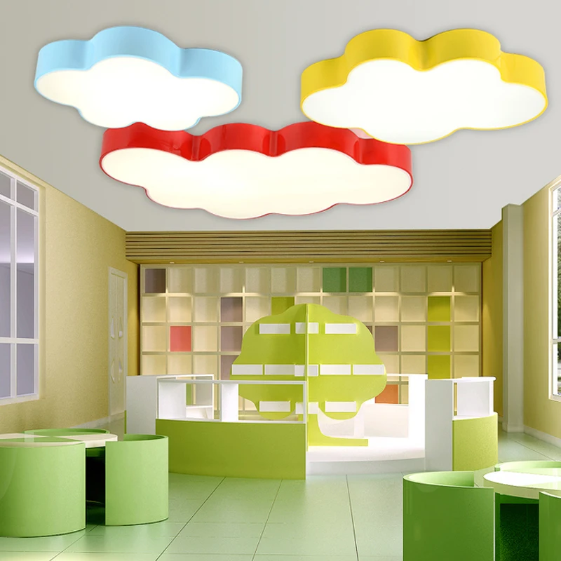 المعاصر نوم السقف مصباح الإضاءة ضوء السقف ضوء السقف غرفة المعيشة بسيطة للأطفال roomdecoration مصباح-في أضواء السقف من مصابيح وإضاءات على