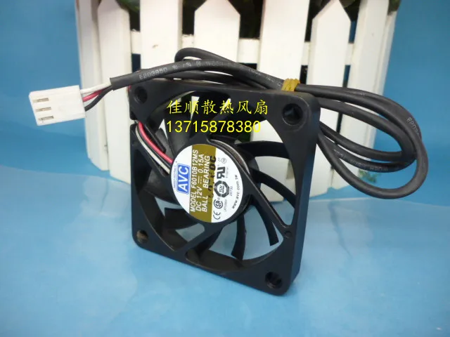 The new AVC F6010B12MS 6010 12V 0.15A 60 * 60 * 10MM 3 line lacoste fan