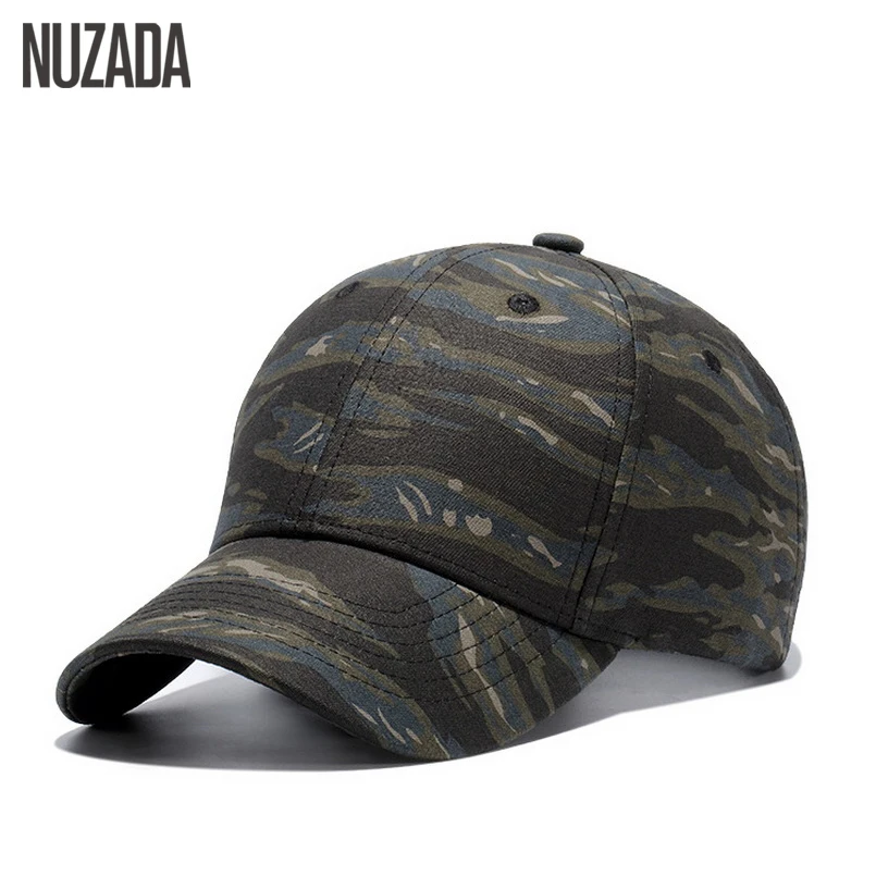 Brand NUZADA Quality Hip Hop Hats Spring Summer Men Women Baseball Cap Camouflage Snapback Bone High-Grade Cotton Sunscreen Caps