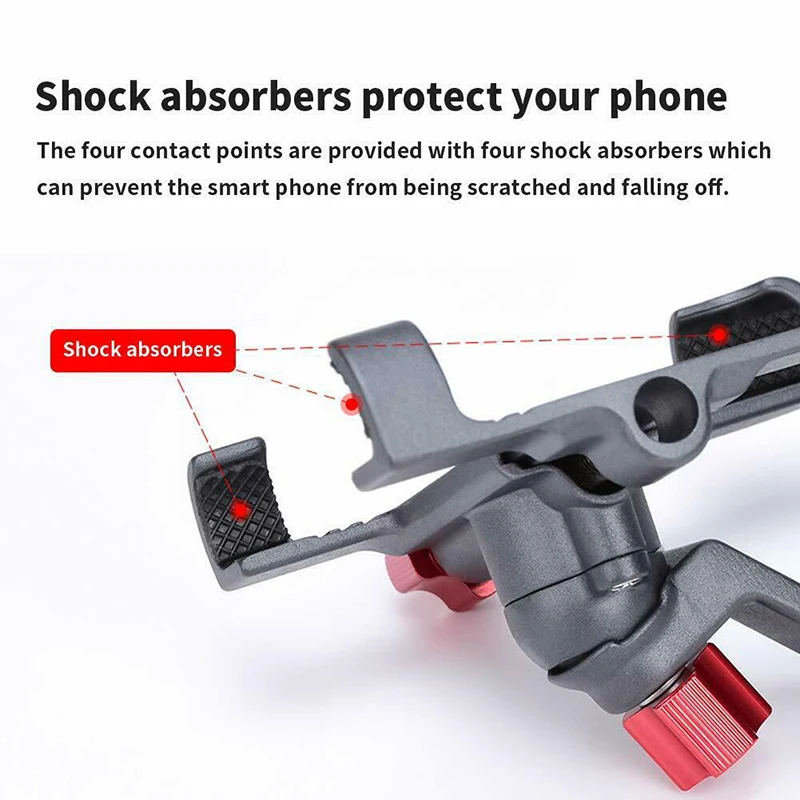 Luminum 360°Bicycle Telefon Halterung MTB Mountainbike Motorrad GPS Lenker Clip Stand für 55