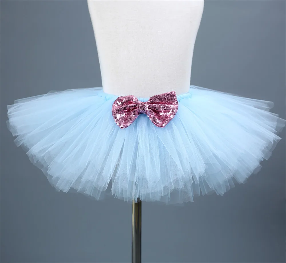 Юбки для маленьких девочек пышная ручной работы юбка-пачка детская балетная юбка-американка принцессы вечерние бальное платье для Обувь для девочек танец тюль Юбки для женщин