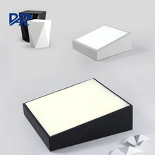 DAR Surface Mounted Modern Led Ceiling Lights Fixture Indoor Lighting Home Decorative Acrylic Lampshade Square Iron Ceiling Lamp