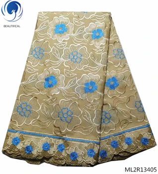 

BEAUTIFICAL cotton swiss lace african lace fabrics swiss voile lace high quality african voile for lady 5yards/lot ML2R134
