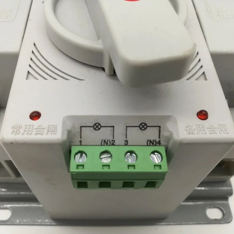 2P 63a 230V MCB тип двойной мощности автоматический переключатель ATS|automatic transfer switch ats|mcb