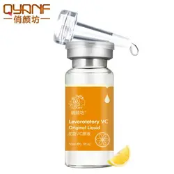 QYANF levorotatory витамин C жидкость с гиалуроновой кислотой отбеливание увлажняющий против морщин омоложение эссенция кислота жидкая 10 мл