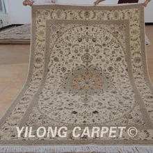Yilong 6'x9 ручной работы персидский ковер из шерсти изысканный Шелковый Персидского шерсть коврик для продажи(1489