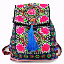 Tribal Vintage Hmong Thai Indian Ethnic Boho hippie ethnic bag rucksack backpack bag SYS 174