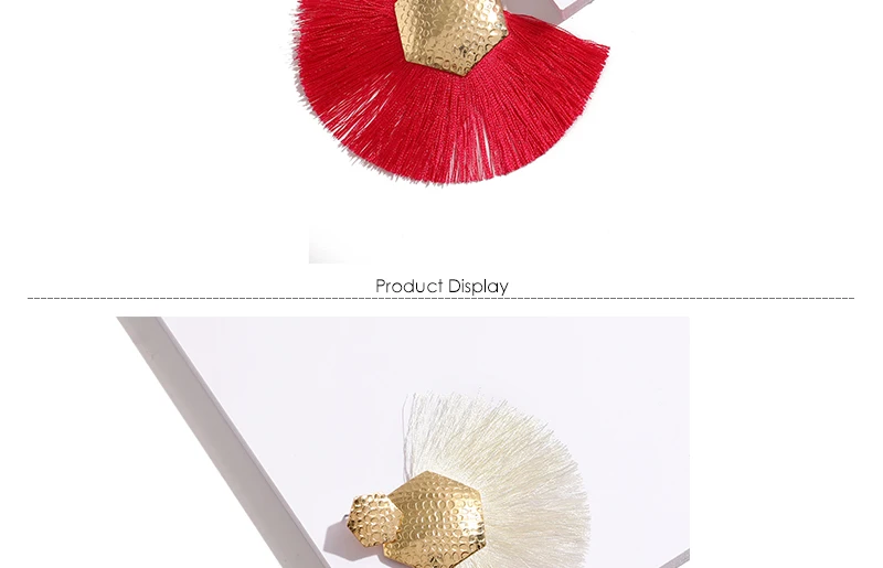 Luxury Drop Tassel Earrings For Women Bijoux Geometric Statement Earrings Wedding Green Dangle Earings Fashion Jewelry (3)