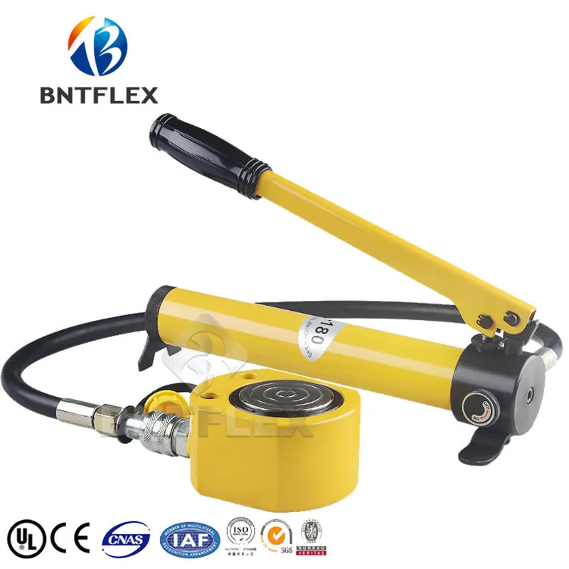 (10T travels 10mm) hydraulic jack+CP180 manual hydraulic pump in