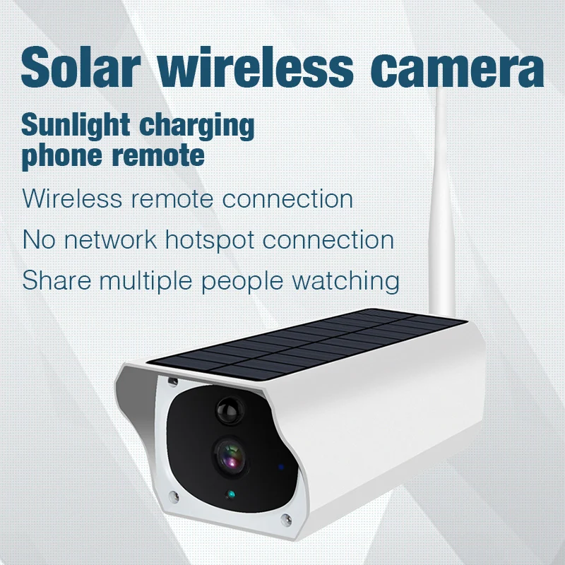 

Solar Power Waterproof Outdoor IP Camera 1080P Wifi Wireless Security Camera Mobile Phone Remote Control PIR Motion CCTV Cameras