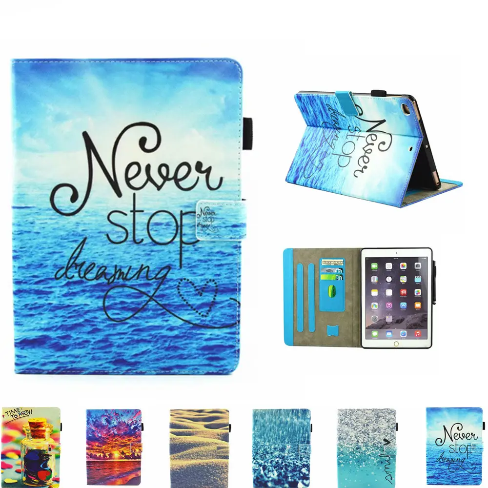 

For Ipad MIni 2019 Mini 5 Case for Ipad Mini 1/2/3/4 7.9 Tablet Flip Smart Stand Cover Pu Leather Printed Cartoon Case Funda