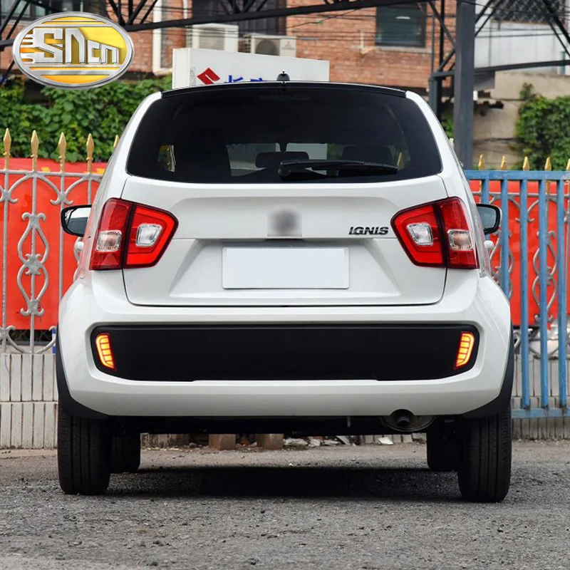 Для Suzuki Ignis светодиодные задние тормозные огни бампер отражатели дальнего света торможения аксессуары 12V Водонепроницаемый