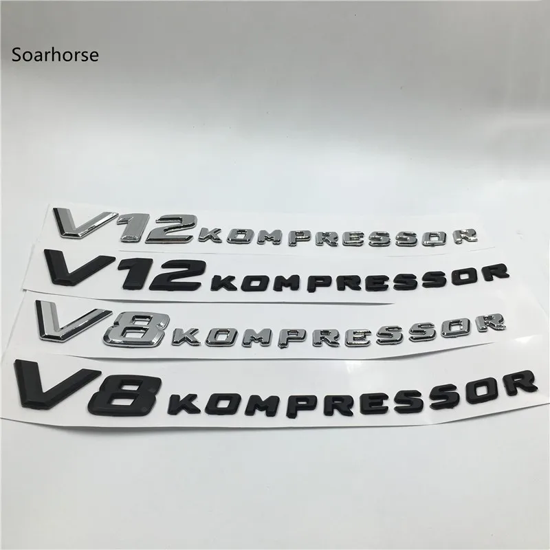 Эмблема Soarhorse для багажника автомобиля Mercedes Benz AMG ABS V8 V12|emblem car|car emblemcar side stickers |
