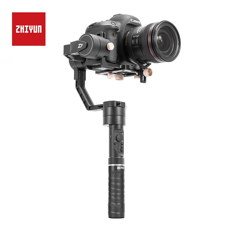 Zhiyun Crane Plus 3 осевой ручной шарнирный стабилизатор для камеры GoPro 2500 г Полезная нагрузка длинной выдержкой Интервальная покадровая съемка Горизонтальное кадрирование движения памяти Для беззеркальных цифровых зеркальных фотокамер