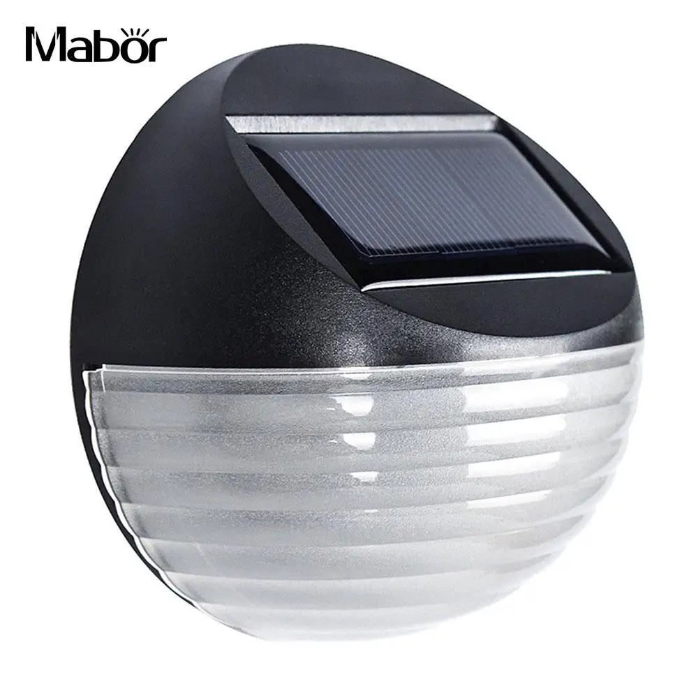 

Durable Eco-Friendly Wall Light Street Lamp Walkway Lights Fence Light 6 LED Solar Outdoor Landscape Security Home