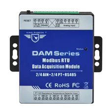 RS485 Modbus RTU модуль 2 канальный PT100 сопротивление термометр входы