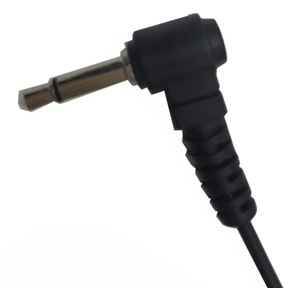 1 Pin 3.5mm Jack D-Shape Listen Soft Rubber Earpiece Headset for Radio Comunicador Walkie Talkie (2)