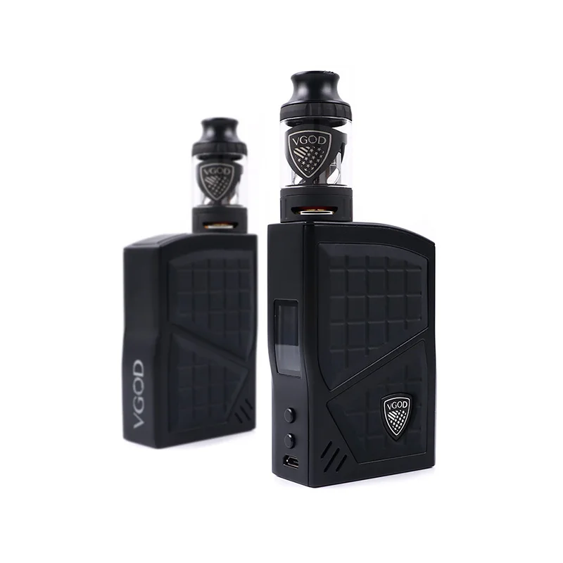 

Original VGOD Pro 200 Box Mod Kit TC Vaporizer Mod 200w 4ml VGOD Sub ohm tank Atomizer Electronic Cigarettes 0.2ohm Coil Vape