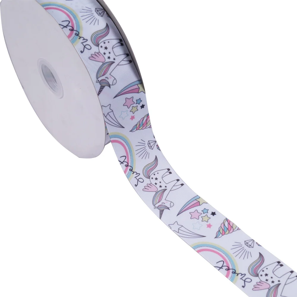 5 ярдов/рулон лента для упаковки подарков 2 дюйма|horse ribbon|ribbon ribbonunicorn ribbon |