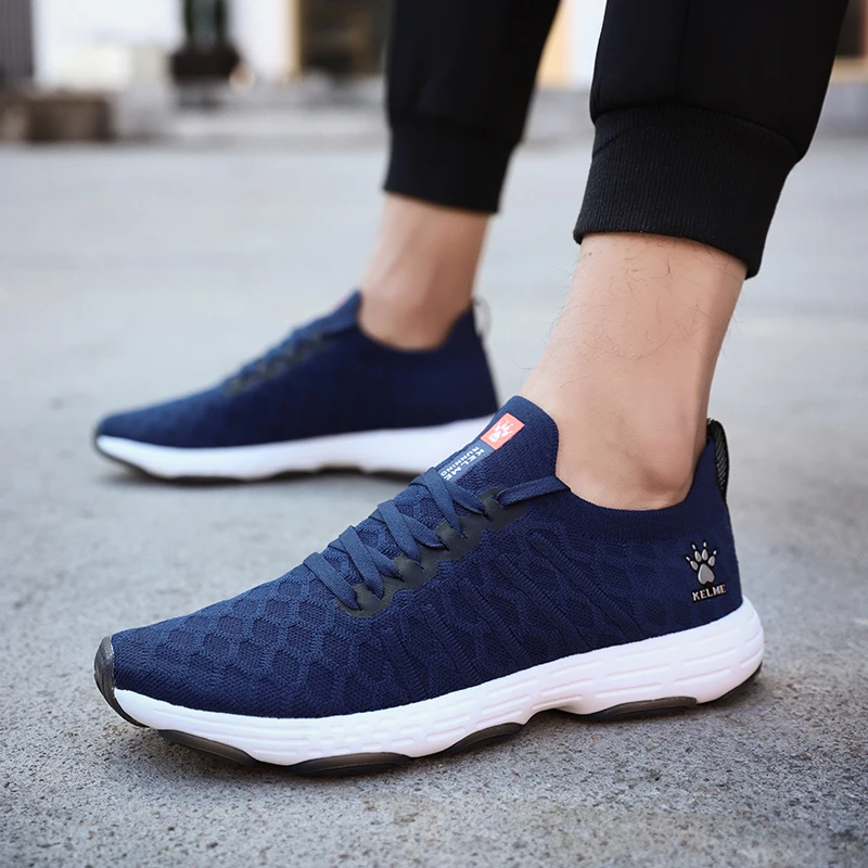 Мужские кроссовки KELME для бега спортивная обувь повседневные дышащие уличный