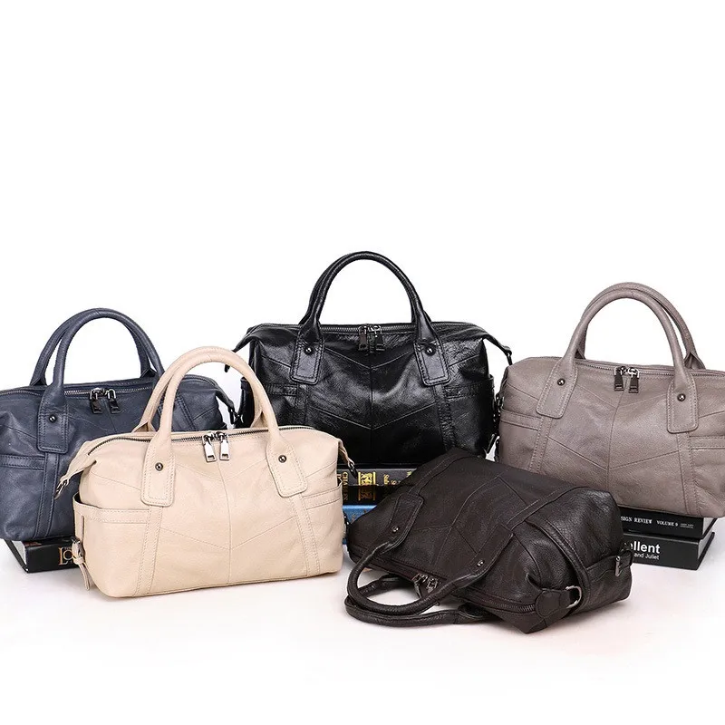 MJ Women Genuine Leather Bag Female Real Cow Leather Handbag Crossbody Bags for Women Shoulder Bag Large Capacity Ladies Tote MJ Women Genuine Leather Bag Female Real Cow Leather Handbag Crossbody Bags for Women Shoulder Bag Large Capacity Ladies Tote