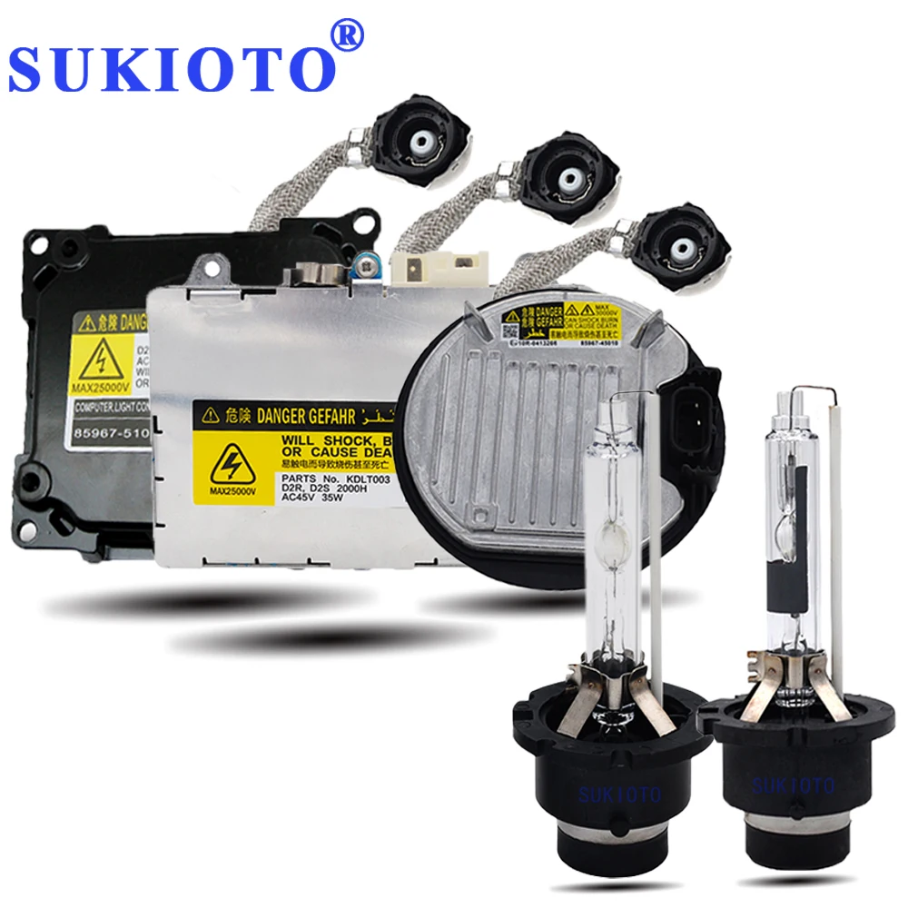 Ксеноновая лампа SUKIOTO 35 Вт 55 ксеноновая D4S D2S 3000K 4300K 5000K 6000K 8000K d2r d4r d2s d4s|Лампы для