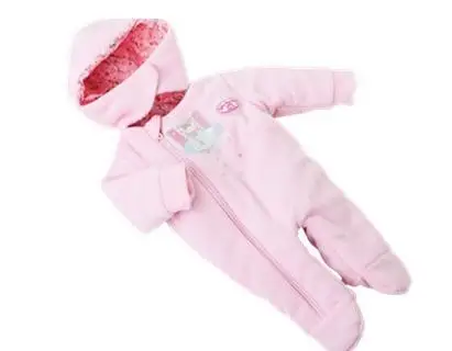 

Warm pink set doll clothes Wear fit 43cm Baby Born zapf, Children best Birthday Gift