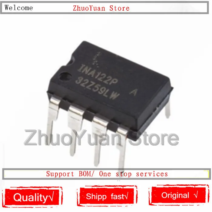 1 шт./лот новый оригинальный INA122 INA122P INA122PA DIP 8 IC чип|Голосовые модули