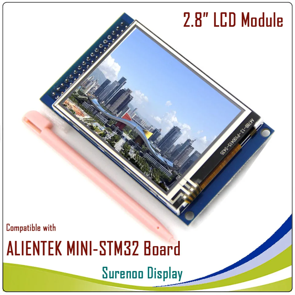 

2.8 inch 240*320 TFT LCD Module Display Screen with Touch Panel Drive IC ILI9341 XPT2046 PCB Adpater Parallel Interface