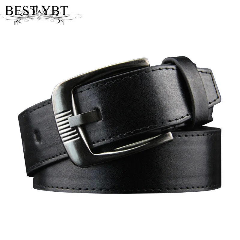 Ремень YBT мужской из искусственной кожи Модный деловой пояс в ковбойском стиле с