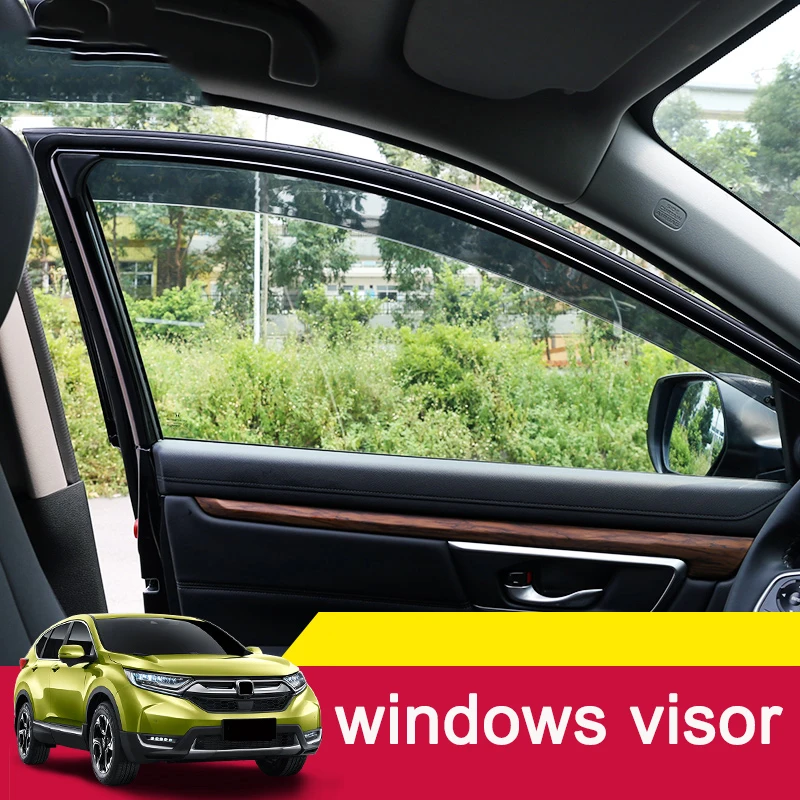 4 шт. защитный козырек от дождя для автомобиля Honda CRV 2017|windows visor|car window visorcar rain |