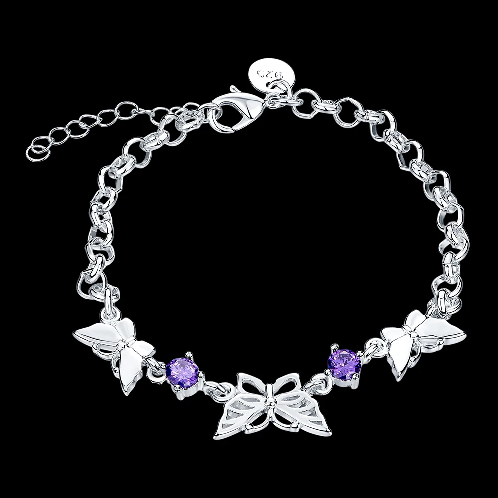 Браслет на руку bracciali k pop бесплатная доставка фиолетовый циркониевый браслет