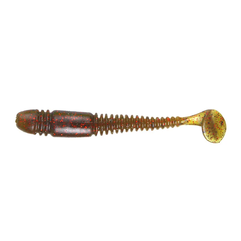 Soft Lure Bionic Fish Bait Lure Soft Bait 4.6g/8.3cm Rubber T-tail Soft Wobblers Worm Fishing Bait Fishing Gear jooyoo