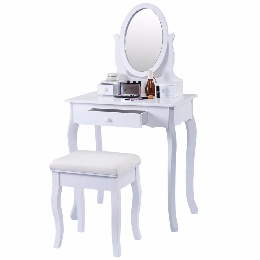 Туалетный столик Golpus HB84003 белый с зеркалом современная мебель|dresser with mirror|vanity table