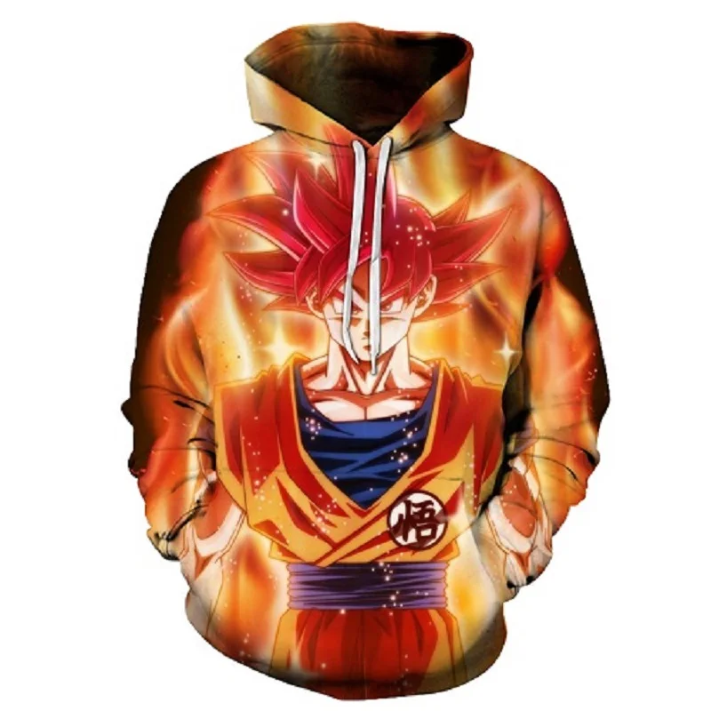 

3d Dragon Ball Hoodies Men Sweatshirt Hooded Anime Pullover Quality Brand Hoodies Harajuku Printed Fashion Tracksuit Boy Coats