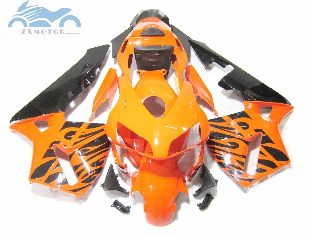 Впрыска обтекателя комплект Подходит для Honda CBR600RR 2003-2004 CBR 600RR 03-04 ABS plactic спортивная гоночная обтекаемая форма наборы кузова DV18