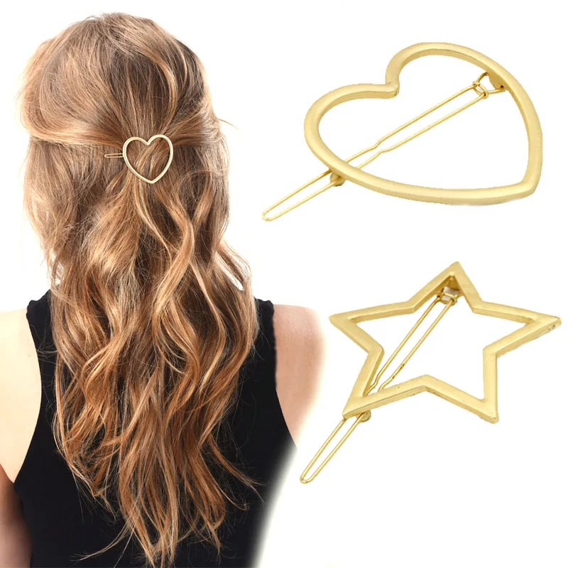 

New Arrival Star/Heart 1PC Fashion Sweet Korean Hair Clip Women Hair Pin Hair Delication Hair Jewelry