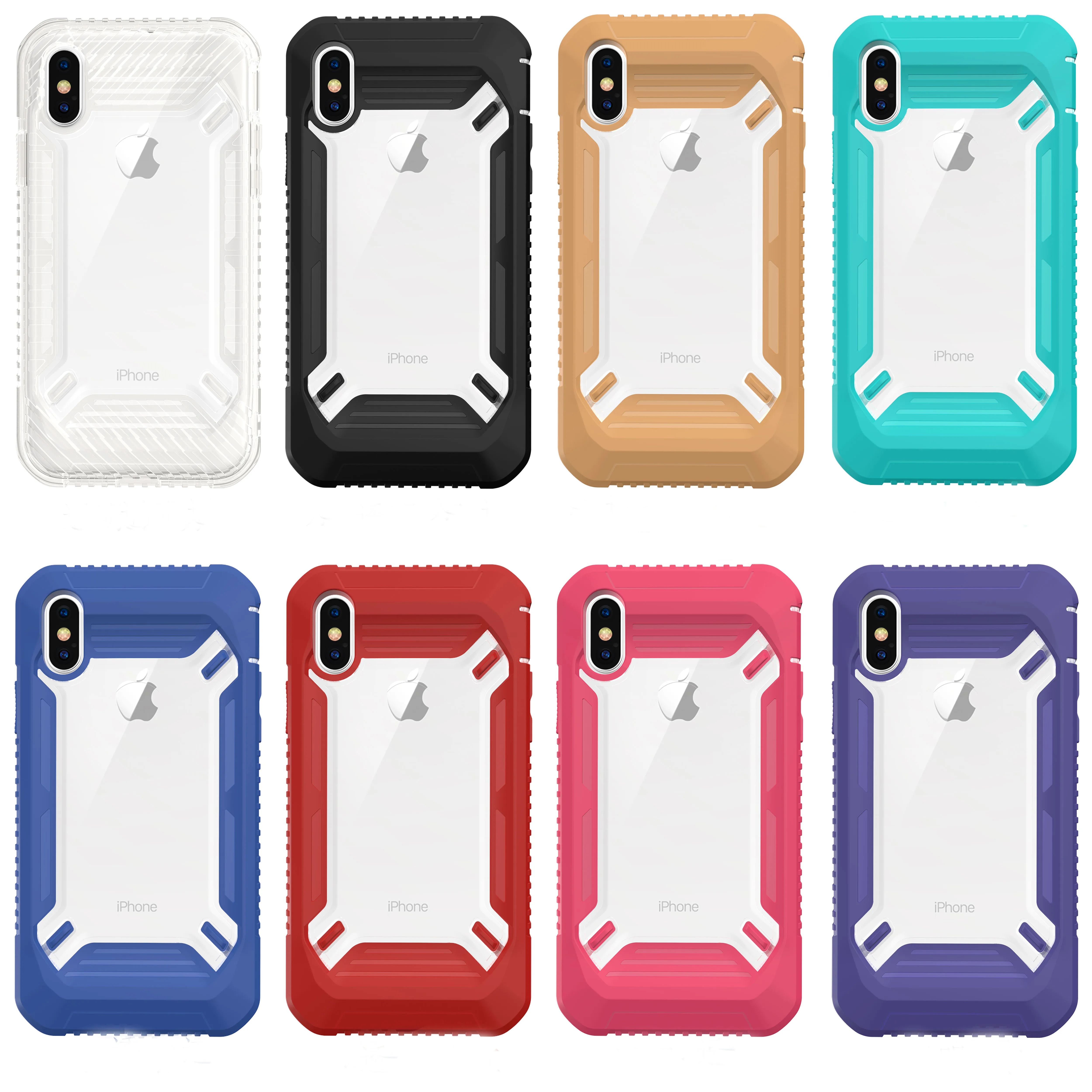 

Conelz For Apple Iphone X XS XR XSMAX TPU Transparent Shell Robot Case For Iphone X XS XR XSMAX