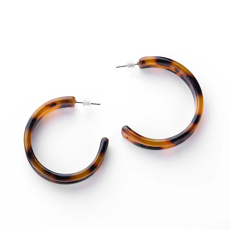 

Fashion Tortoiseshell Brincos Earrings For Women Charm Stud Earring Circle Earrings For Women Elegant Jewelry pendientes Gifts
