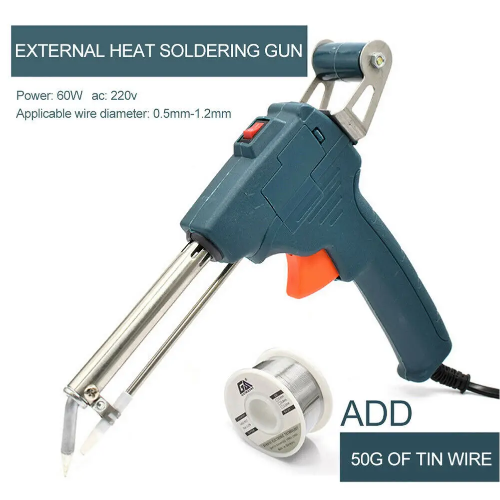

NEWACALOX 220V 60W EU Handheld Auto Send in Heat Gun Soldering Station Welding