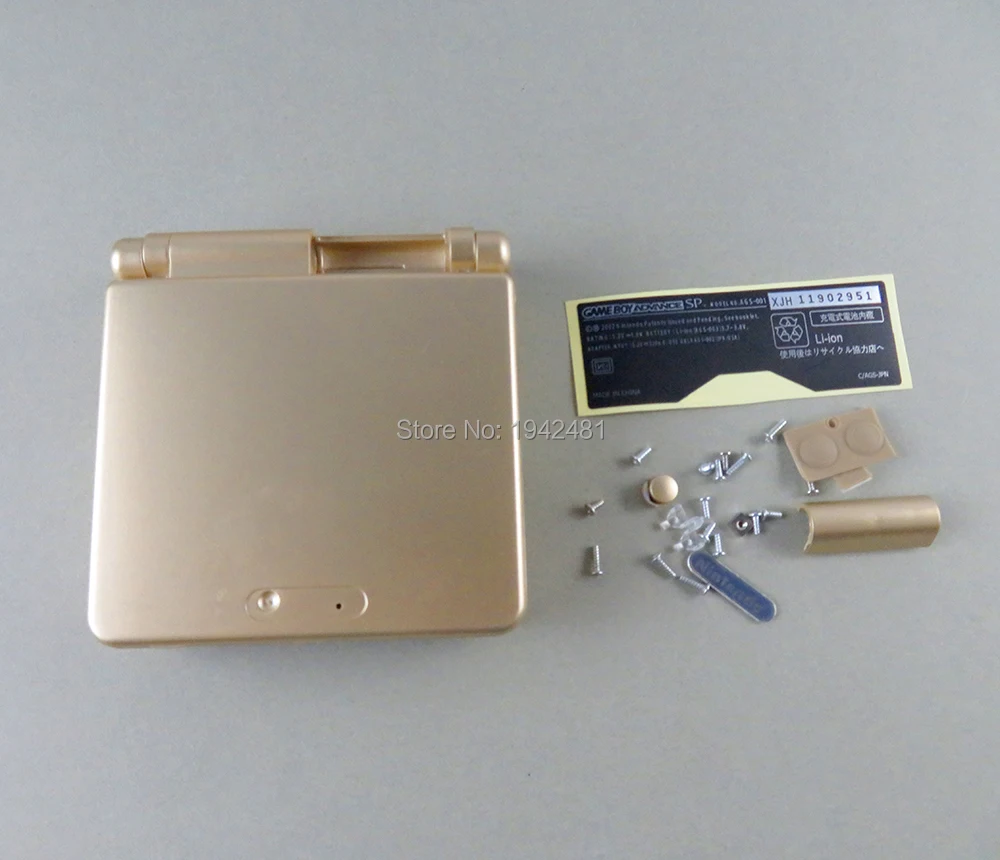 12 компл./лот полный корпус оболочка для GBA SP ДЛЯ Gameboy Корпус чехол Замена Полный