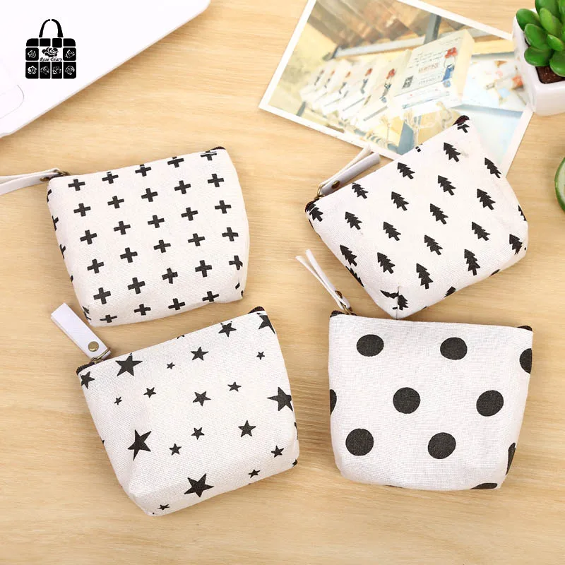 RoseDiary Simple Nordic style canvas Zero font b wallet b font font b children b font