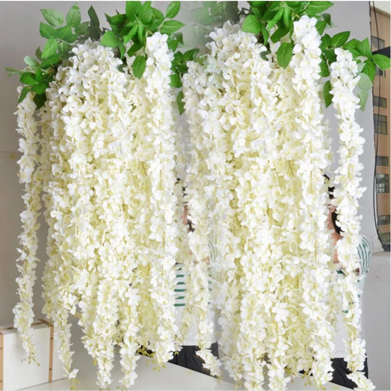 1 шт. ротанговая лента Wisteria искусственная Цветочная лоза для свадьбы дома