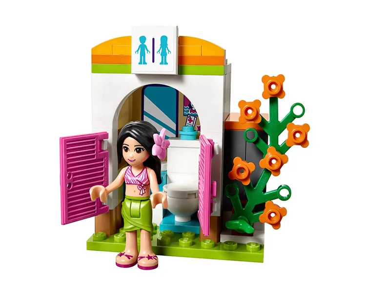 Blocos com lego heartlake piscina verão Faixa Etária : 5-7 Anos