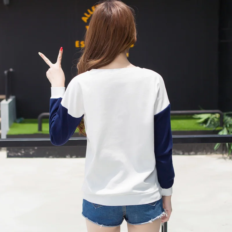 Camisetas mujer Топы Майка Женщин 2016 футболка femme осень Полный Футболка Женский casualTshirt