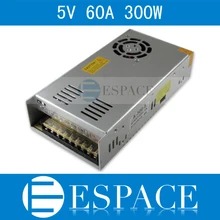 Best quality 5V 60A 300W Switching Power Supply Driver for LED Strip AC 100 240V Input