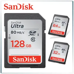 Sandisk ultra sd-карта 64 32 128 ГБ sdhc sdxc карта памяти uhs-i флеш-карты tarjeta sd cartao de memoria gopro Бесплатная доставка карт